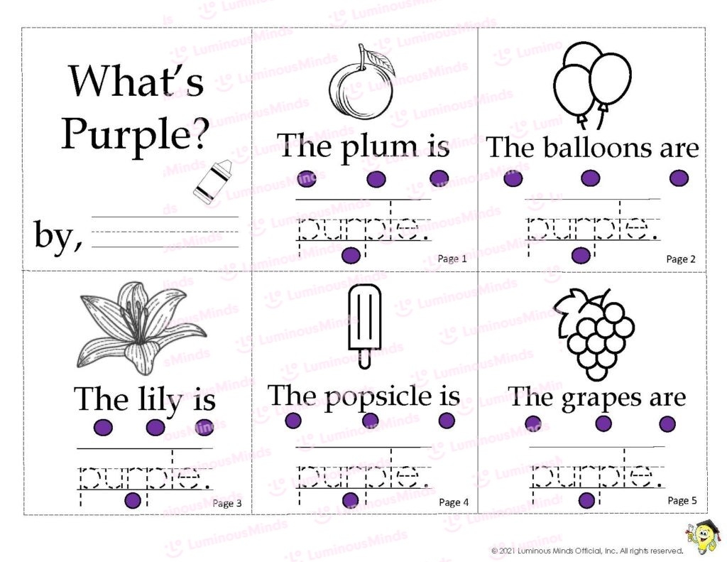 Reading Comprehension Worksheets All Things Purple 