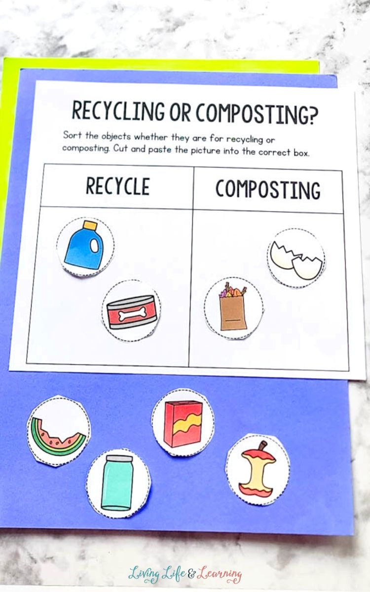 Recycling Worksheets For Kids Recycling Worksheets For Kids