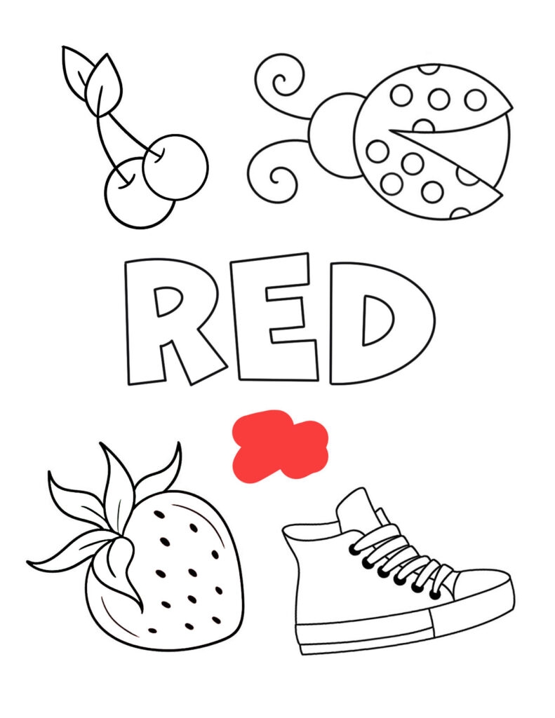 Red Color Activities And Worksheets For Preschool The Hollydog Blog Red Color Activities And Worksheets For Preschool The Hollydog Blog