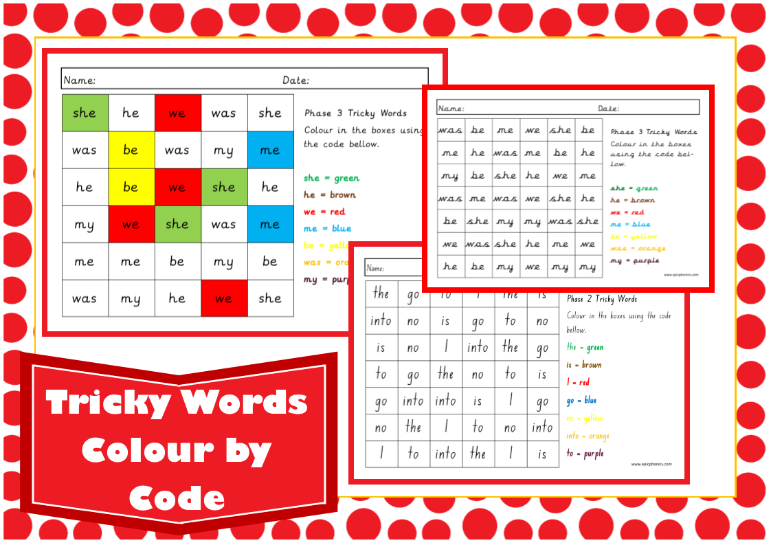 phase three phonics worksheets