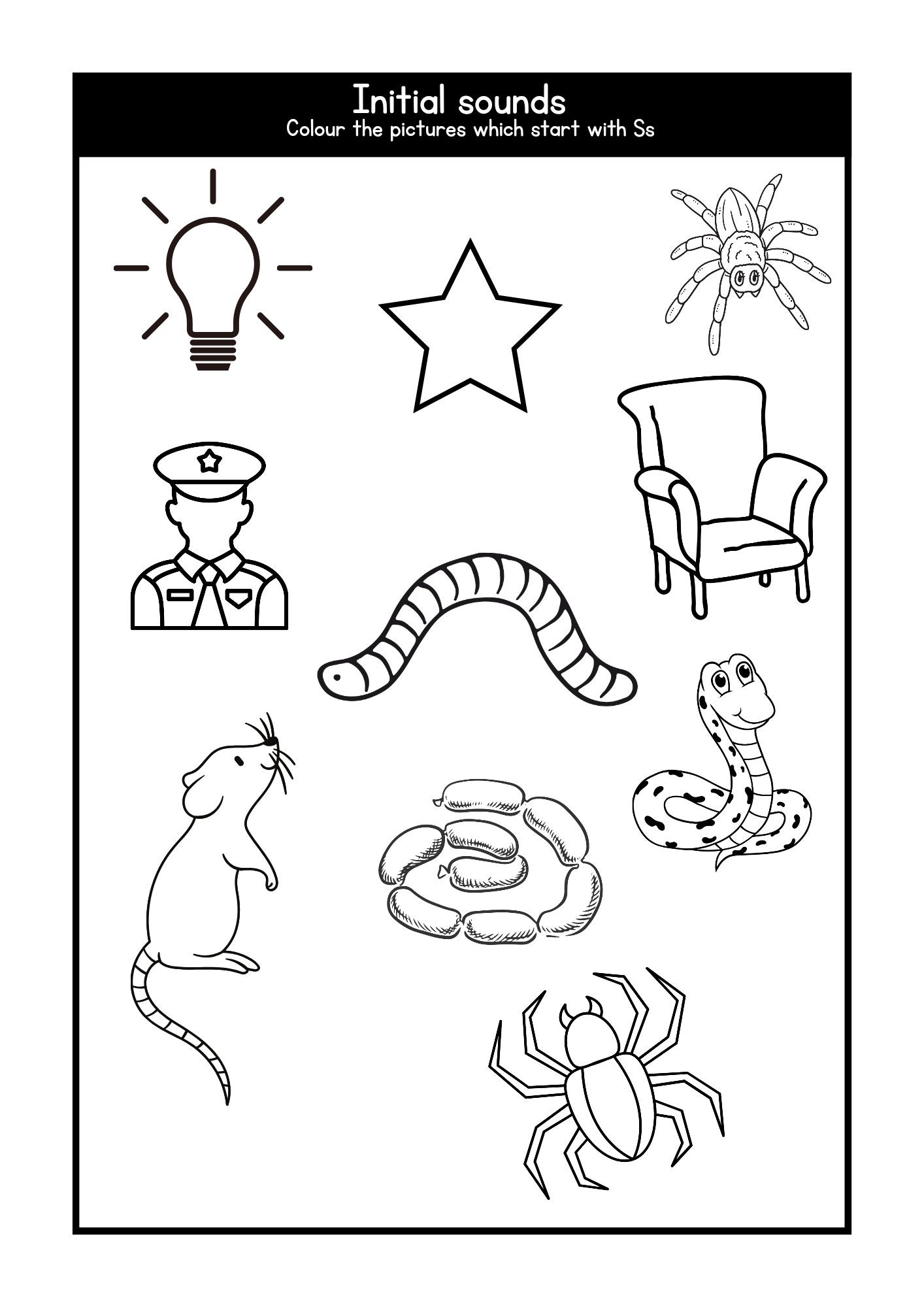 SATPIN Worksheets Letter Sounds CVC Words Printable Group 1 Jolly Phonics Inspired Activities Phonics Learning Activity Bundle Etsy