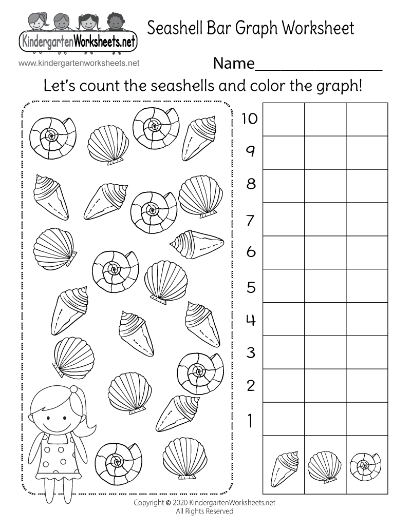 Seashell Bar Graph Worksheet Free Printable Digital PDF Seashell Bar Graph Worksheet Free Printable Digital PDF