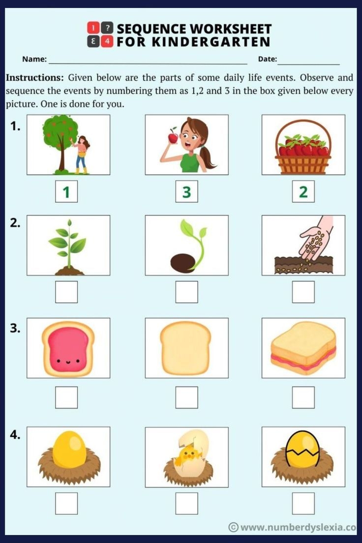 sequencing activities for kindergarten worksheets sequencing activities for kindergarten worksheets