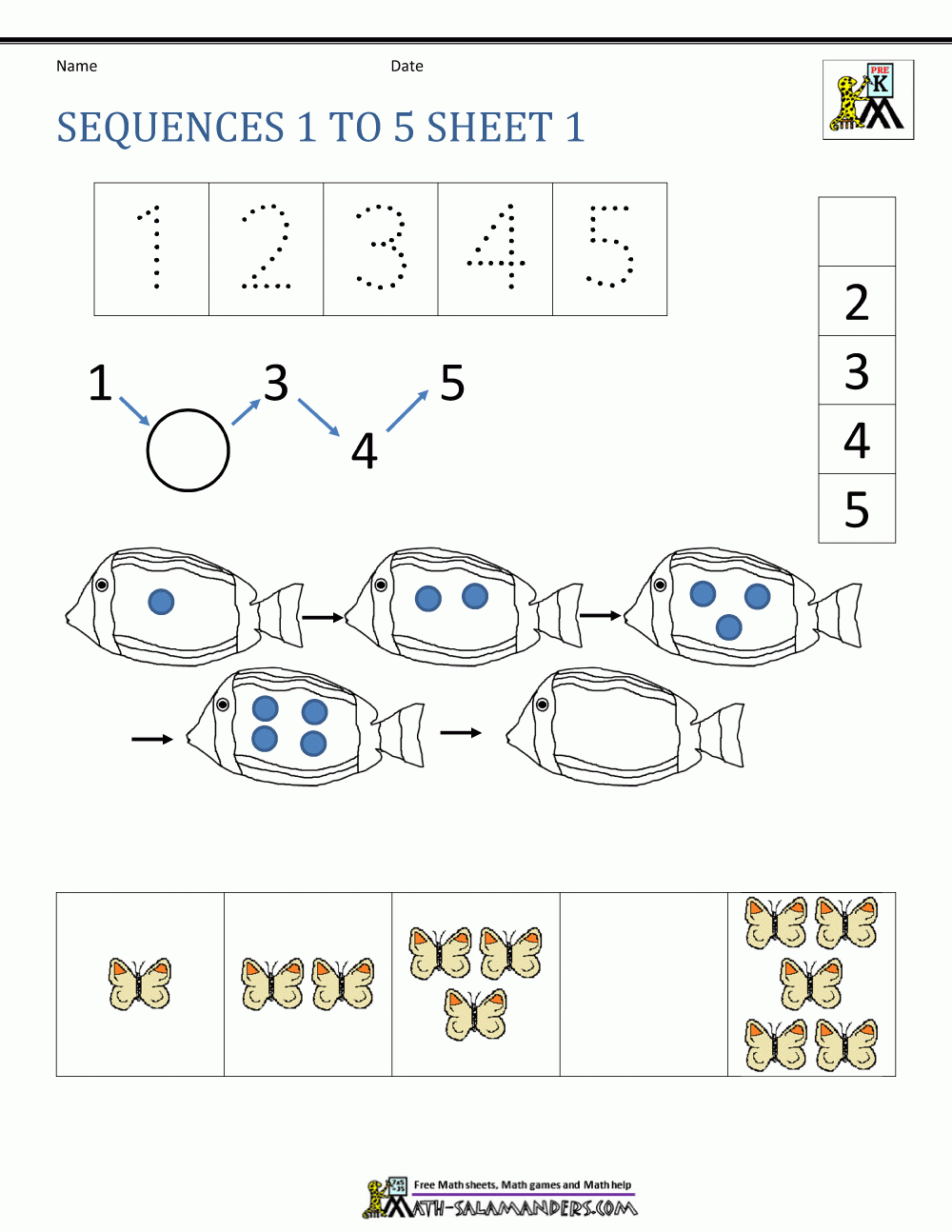 sequencing worksheets for kindergarten