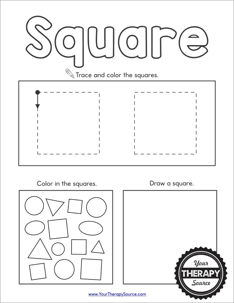 shape worksheets for preschool