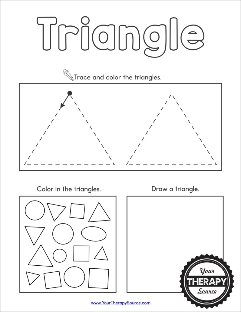 shapes worksheets kindergarten