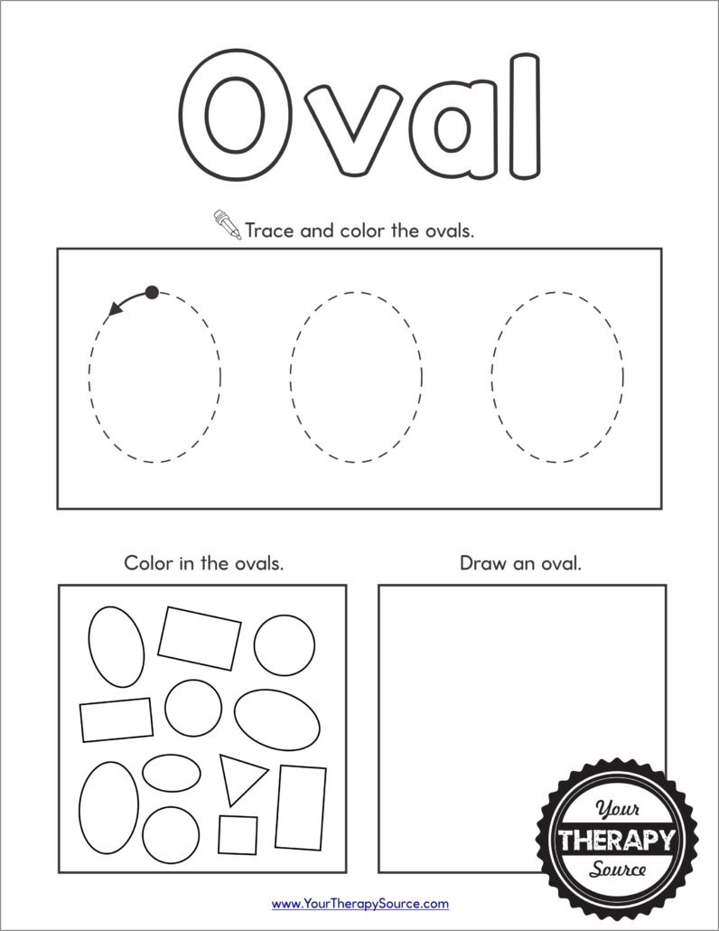 Shapes Worksheet Preschool Free Printables Your Therapy Source