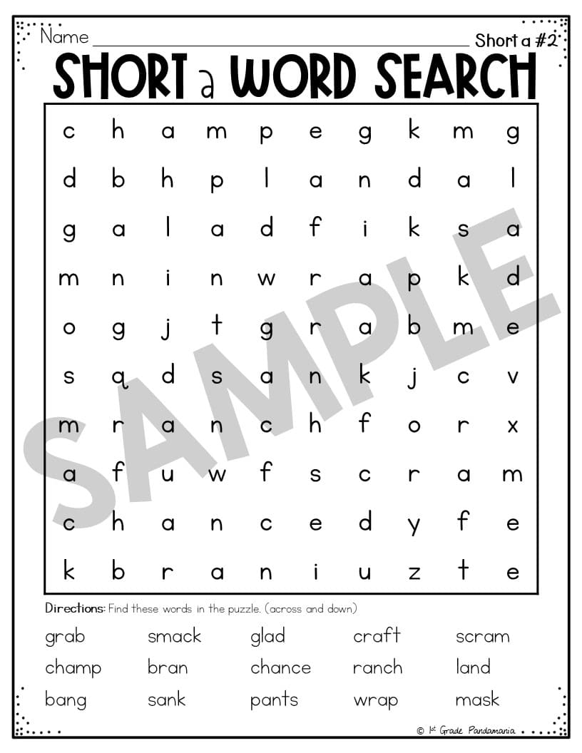 Short Vowel Worksheets Phonics Activities BUNDLE 1st Grade Pandamania Short Vowel Worksheets Phonics Activities BUNDLE 1st Grade Pandamania