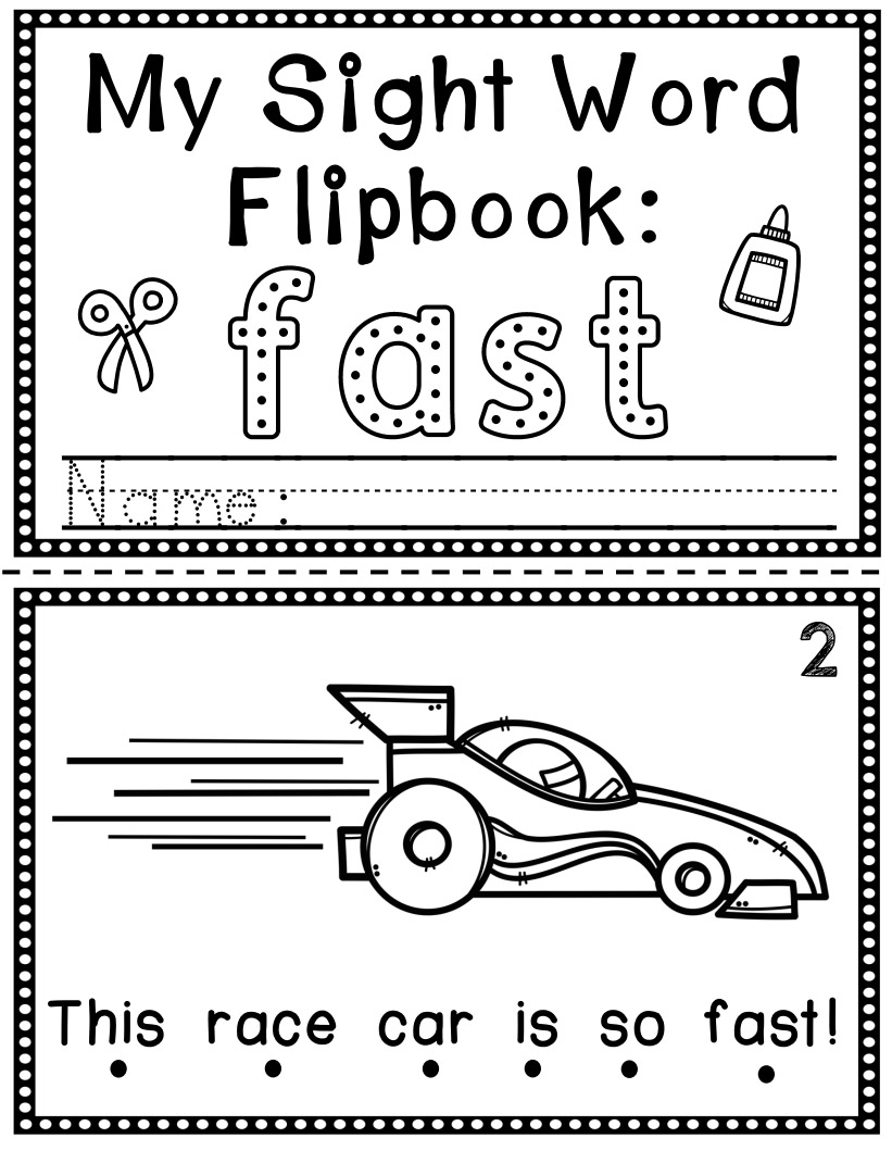 Sight Word Flip Book Flipbook FAST Made By Teachers