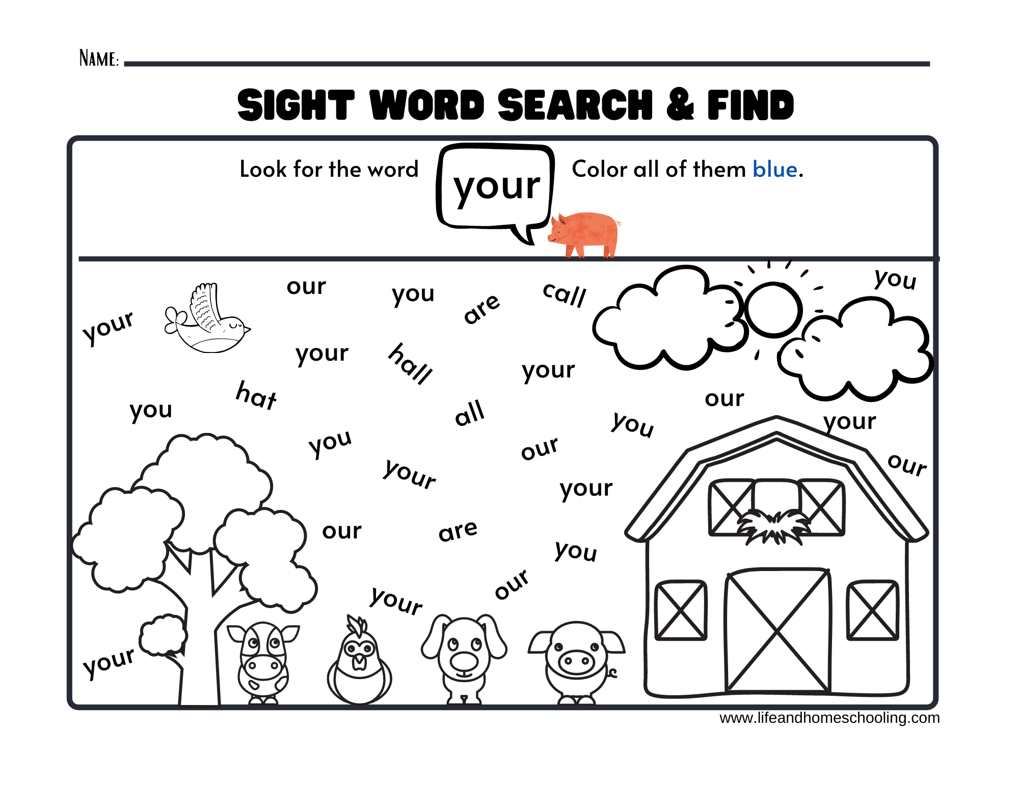 free kindergarten sight word worksheets free kindergarten sight word worksheets