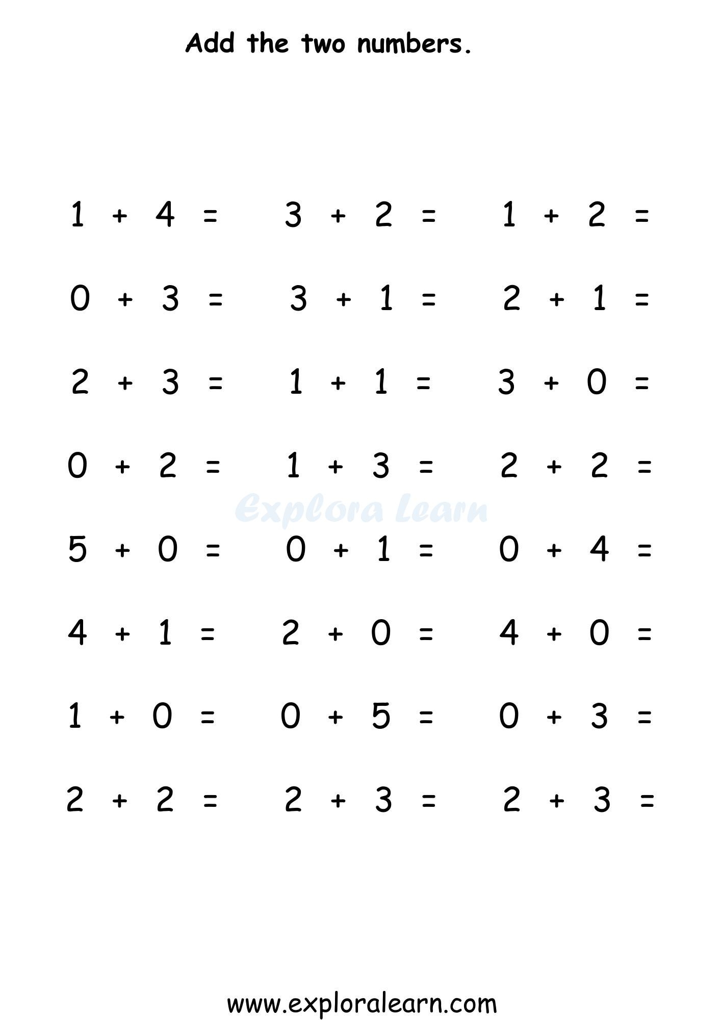 Simple Addition Up To 10 Worksheets Fun And Interactive Math Learning For 2 6 Year Olds