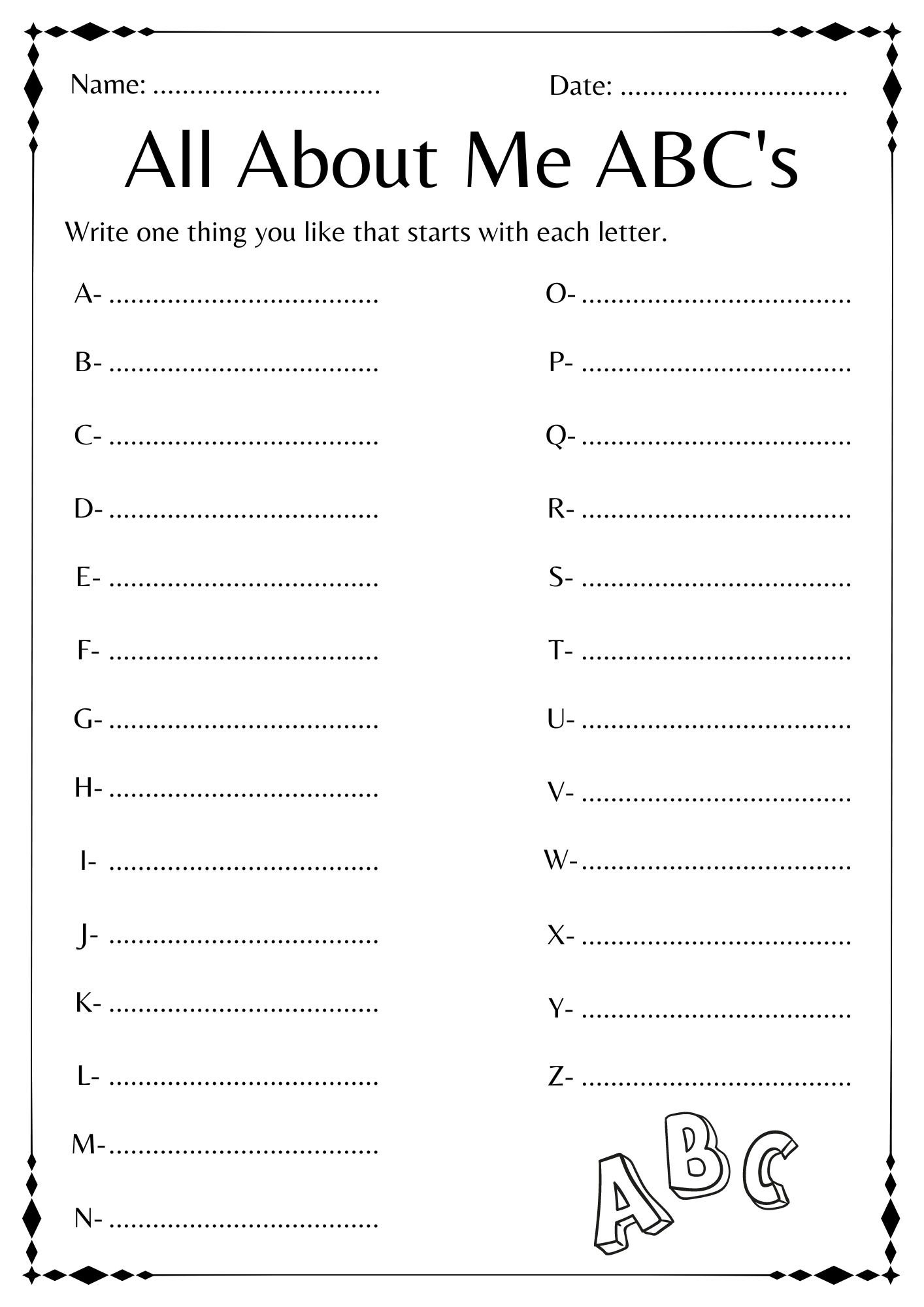 abc kindergarten worksheets abc kindergarten worksheets