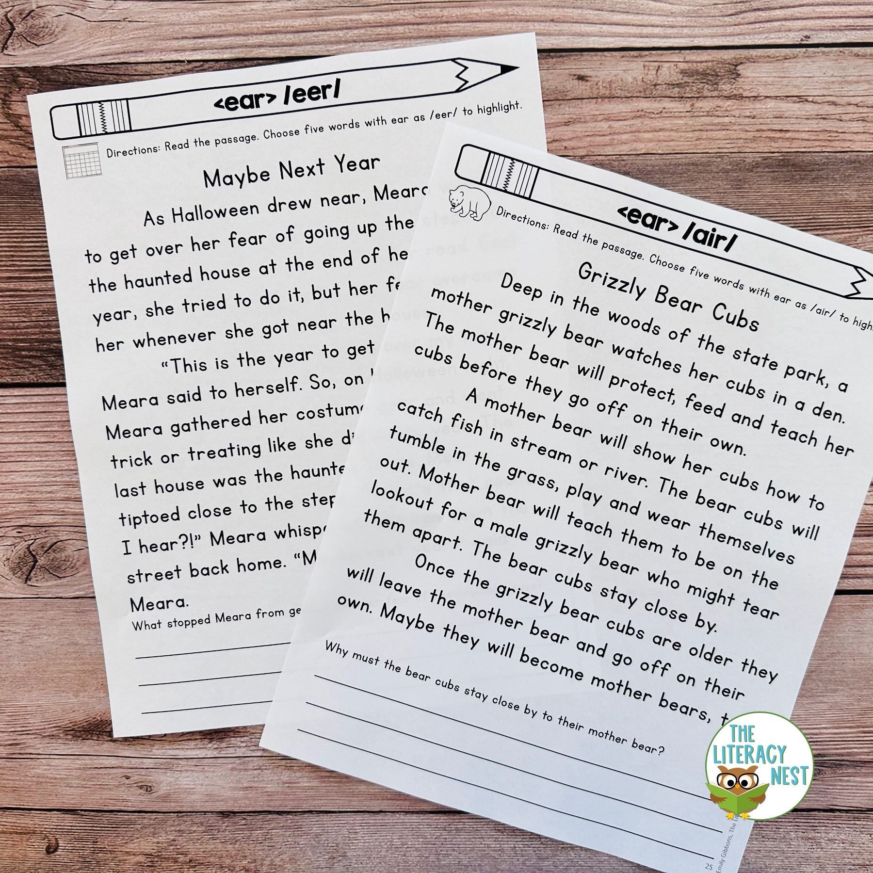 Sounds Of EAR Phonics Activities For Orton Gillingham Lessons The Literacy Nest