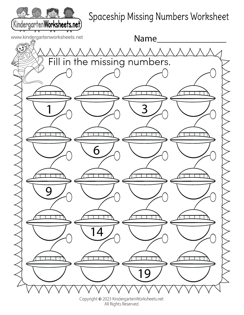 counting on worksheets kindergarten