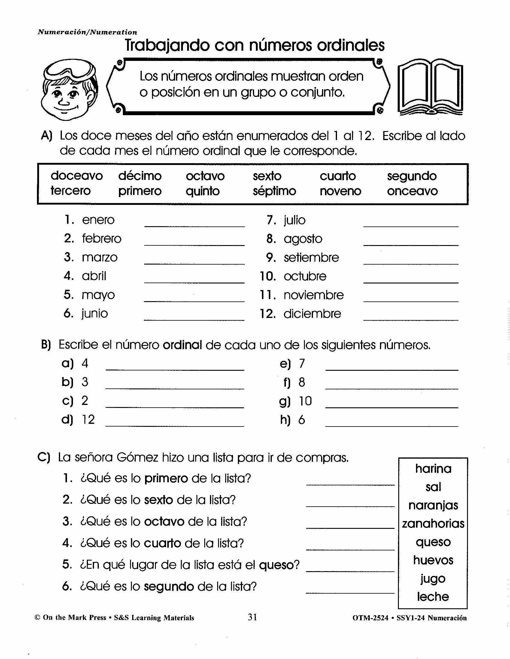 Spanish English Grades 1 3 Math Workbook Bundle Worksheets Library