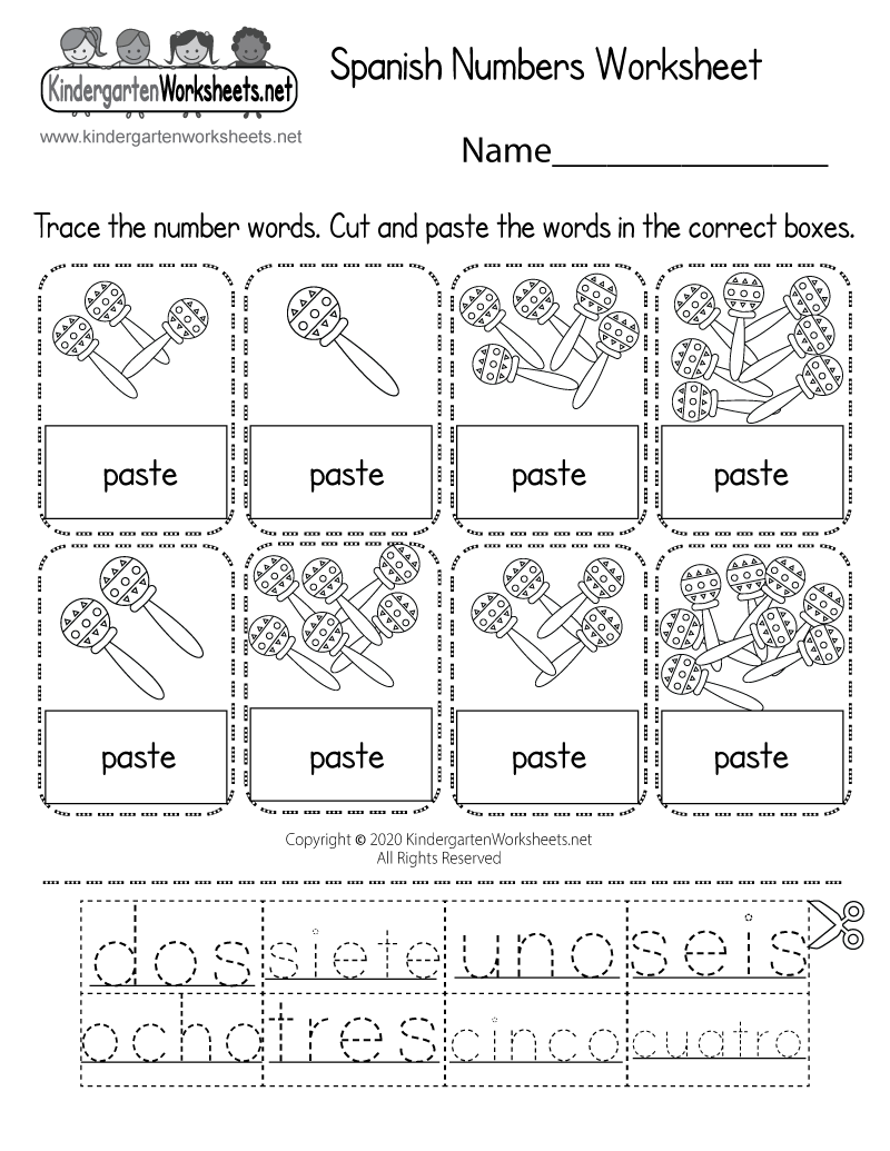 Spanish Numbers Worksheet Free Printable Digital PDF Spanish Numbers Worksheet Free Printable Digital PDF