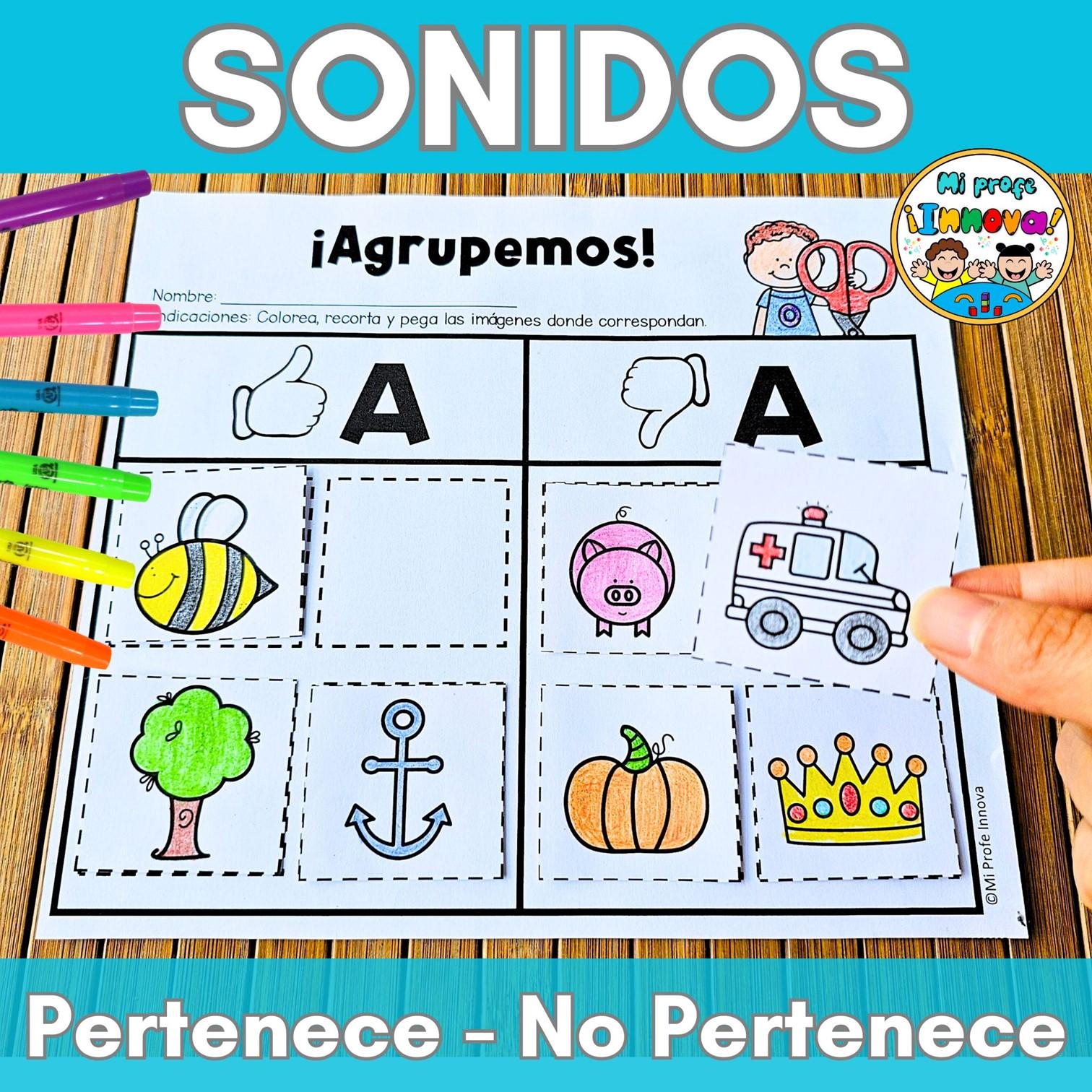 Spanish Sound Worksheet Etsy