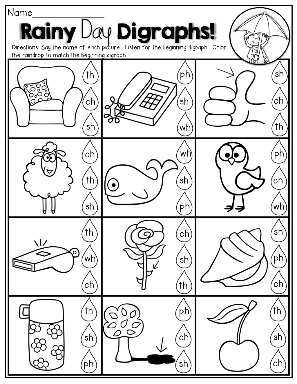 Spring Math And Literacy Packet Kindergarten 