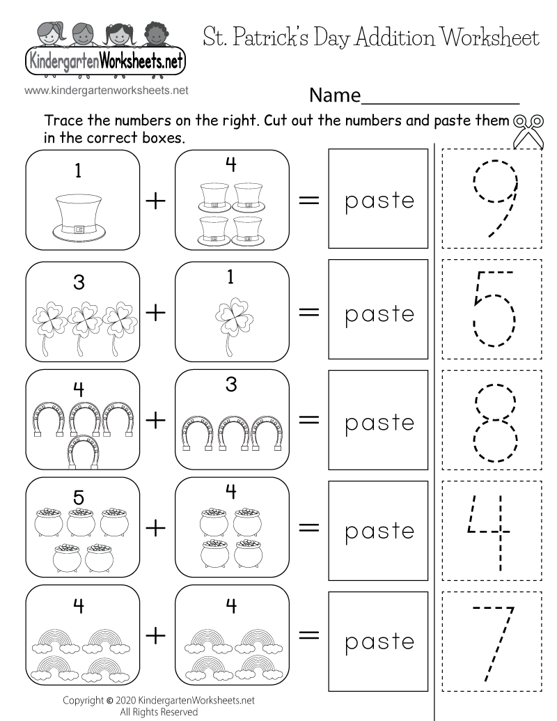 adding kindergarten worksheets adding kindergarten worksheets