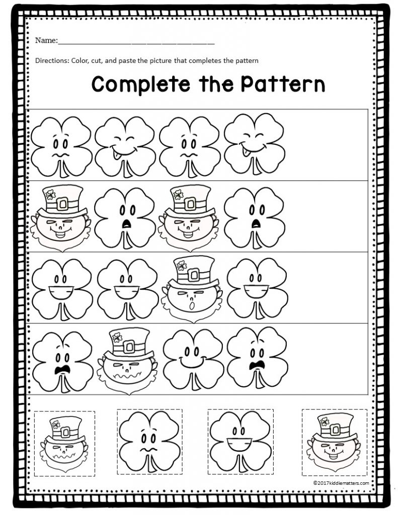 St Patrick s Day Feelings Identification Activity 