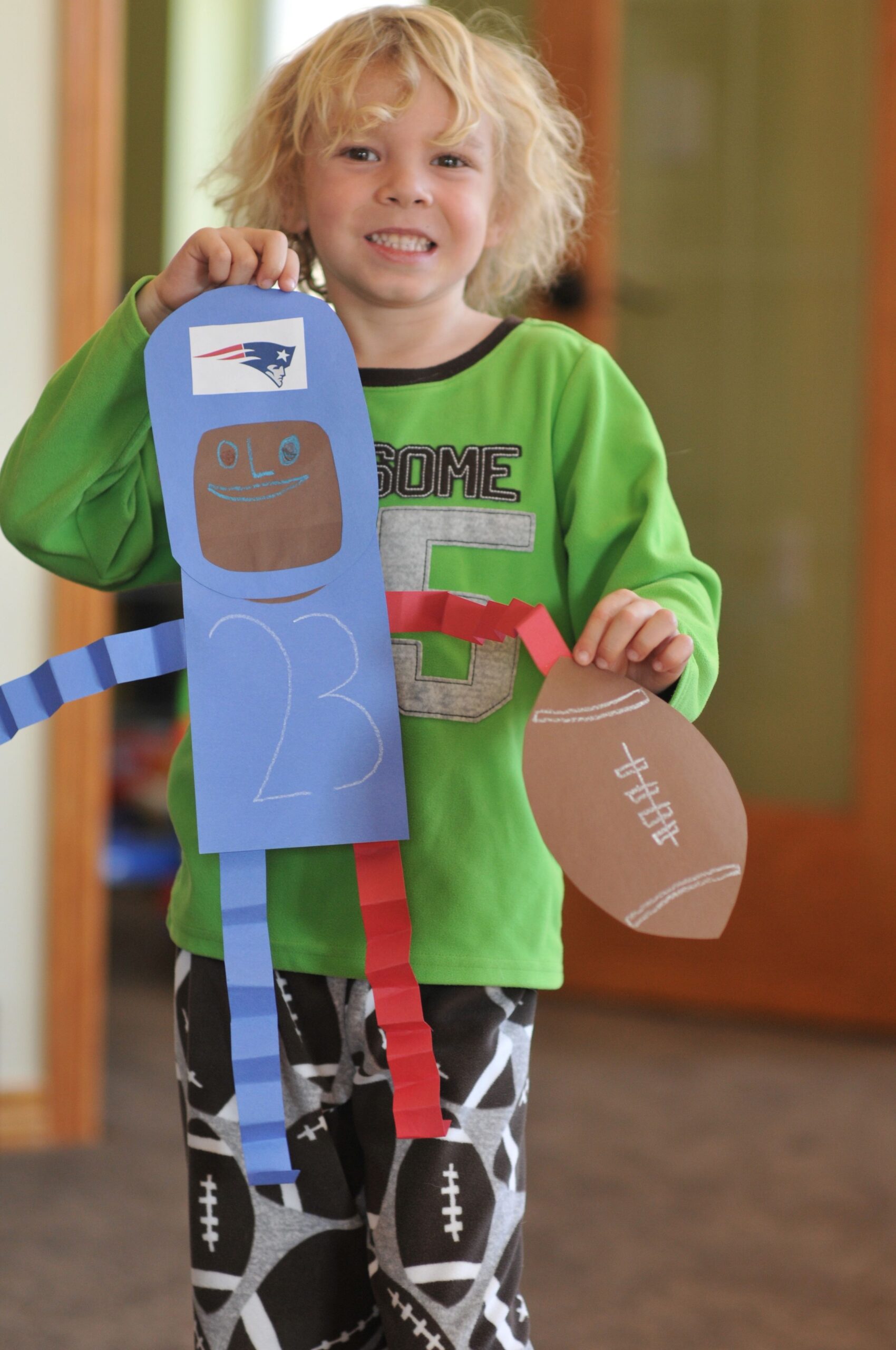 Super Bowl Craft Football Craft Mommyapolis Super Bowl Craft Football Craft Mommyapolis