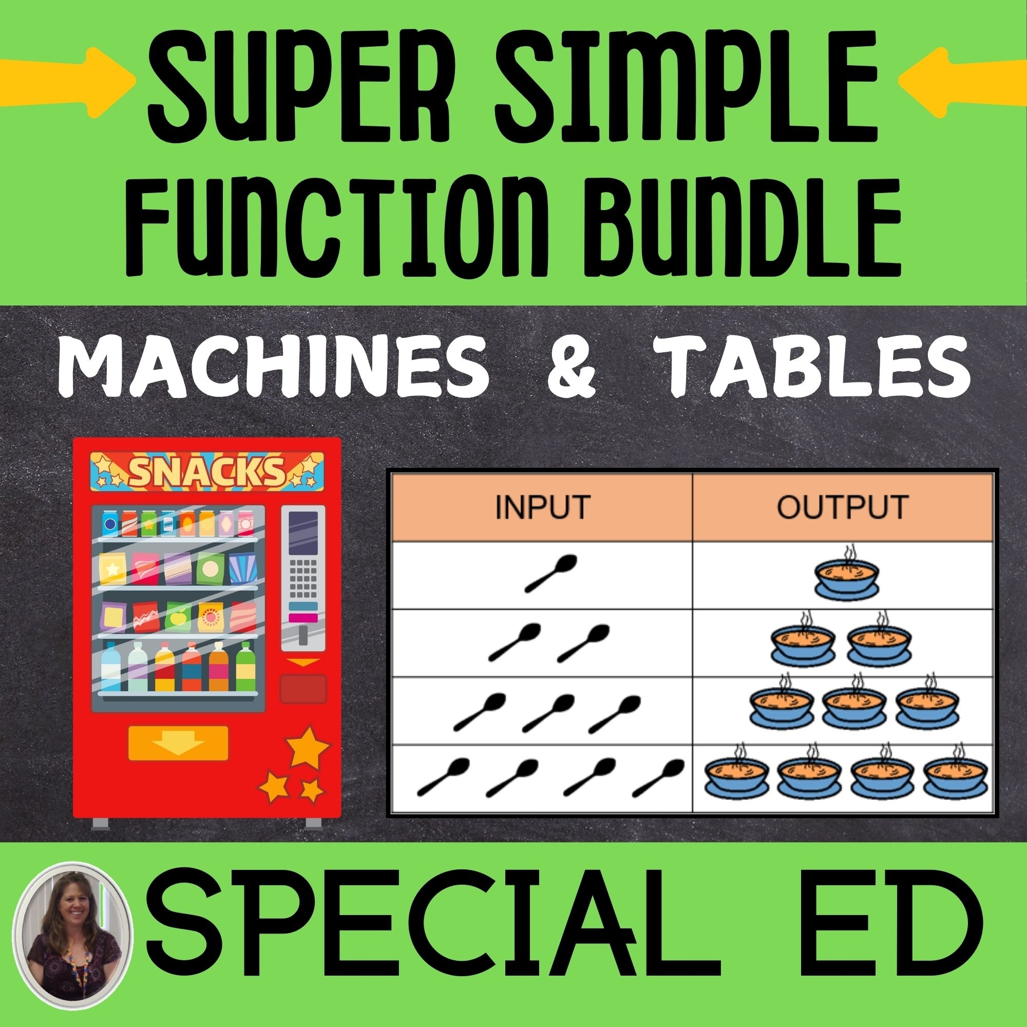 Super Simple Function Machines Function Tables Functional Math Special Ed Special Needs For Special Kids Super Simple Function Machines Function Tables Functional Math Special Ed Special Needs For Special Kids