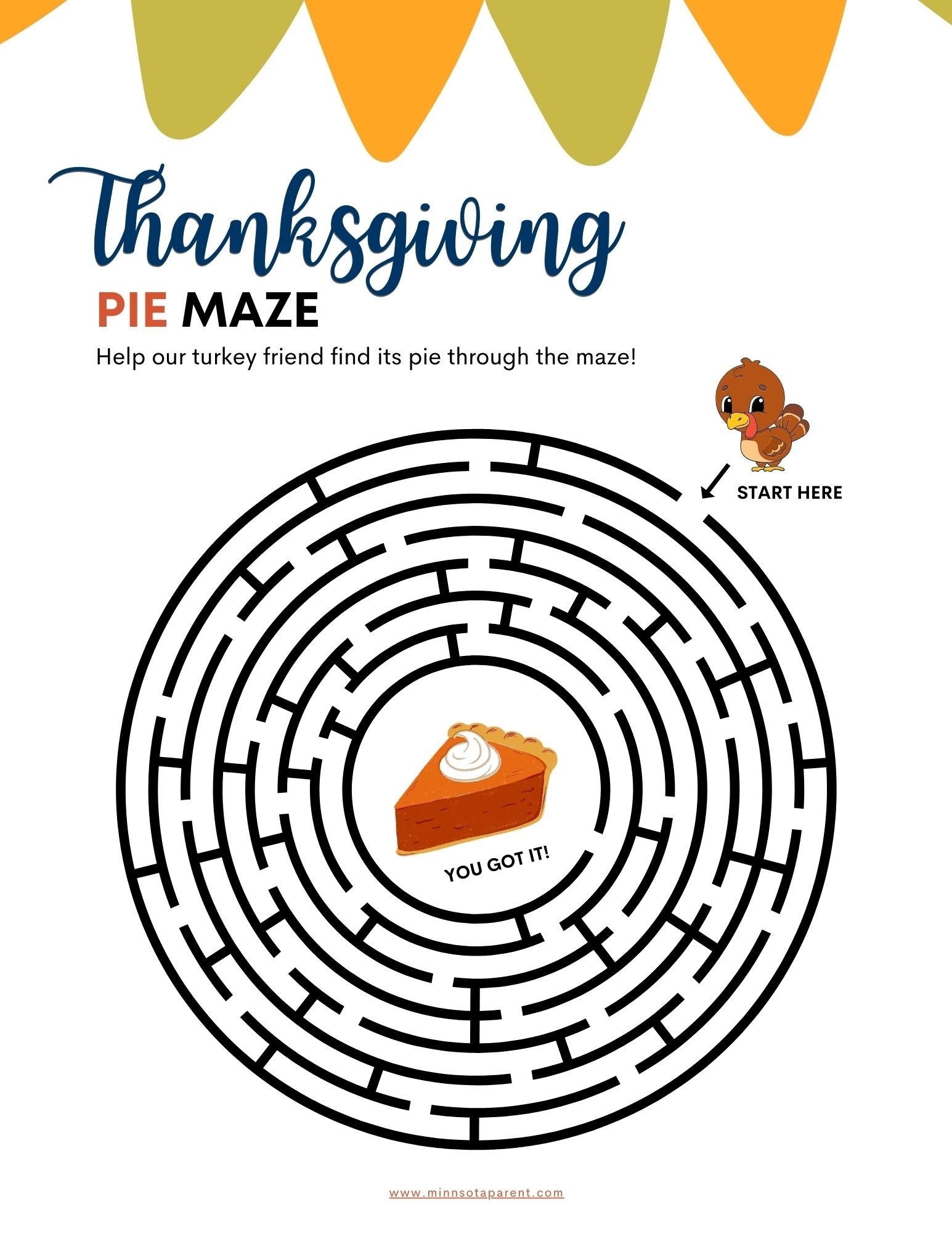Thanksgiving Printables And Activity Pages For Kids Minnesota Parent