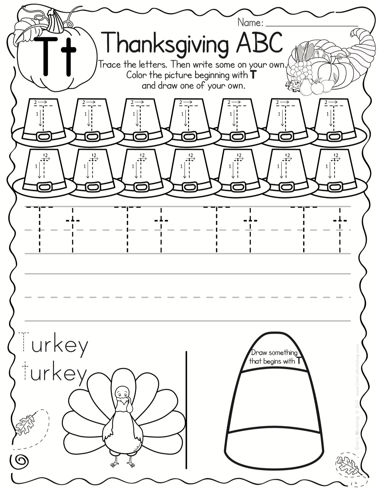 abc worksheets preschool