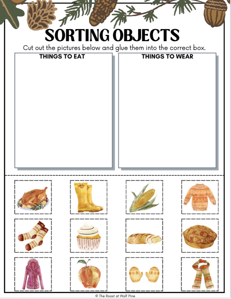 Thanksgiving Worksheets Kindergarten First Grade Workbook Printable Holiday Activity Reading Made By Teachers
