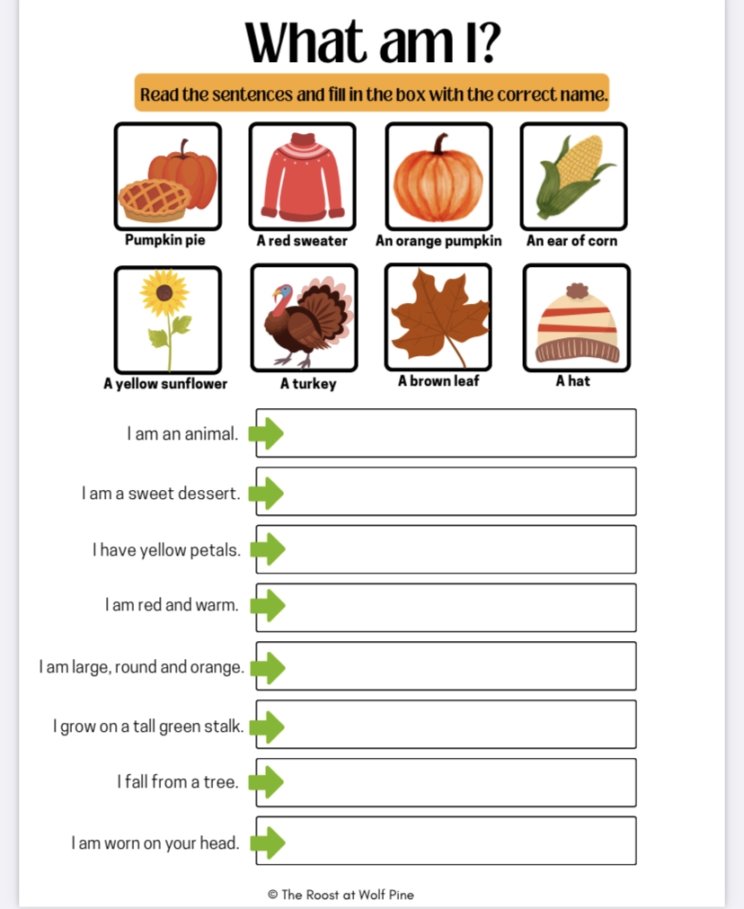 Thanksgiving Worksheets Kindergarten First Grade Workbook Printable Holiday Activity Reading Made By Teachers