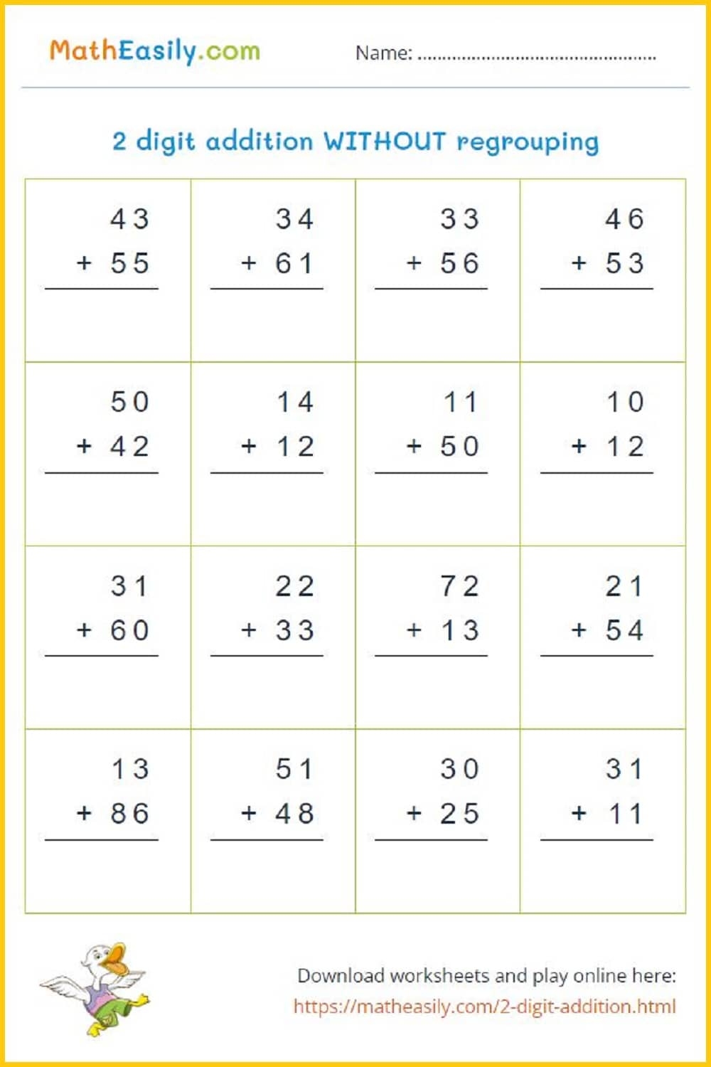 Third Grade Math Worksheets PDF Free Download