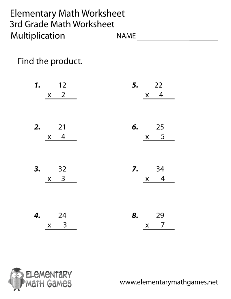 math worksheet for 3rd grade math worksheet for 3rd grade