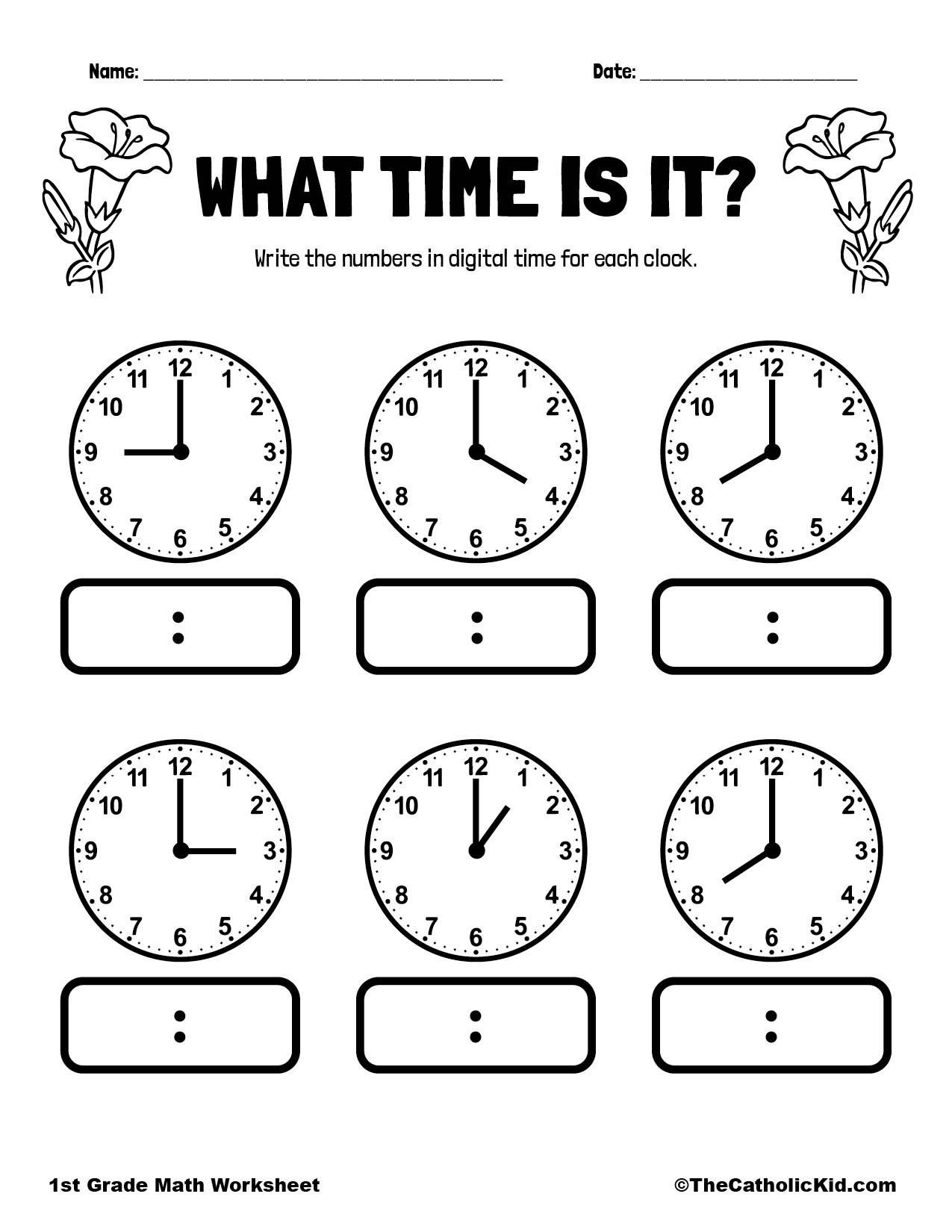 Time Archives The Catholic Kid Catholic Coloring Pages And Games For Children