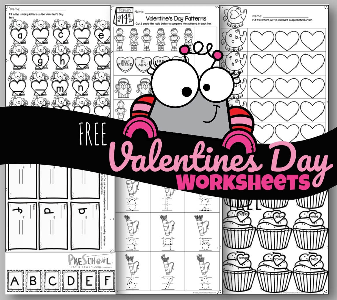 Tons Of FREE Printable Valentine s Day Worksheets Tons Of FREE Printable Valentine s Day Worksheets