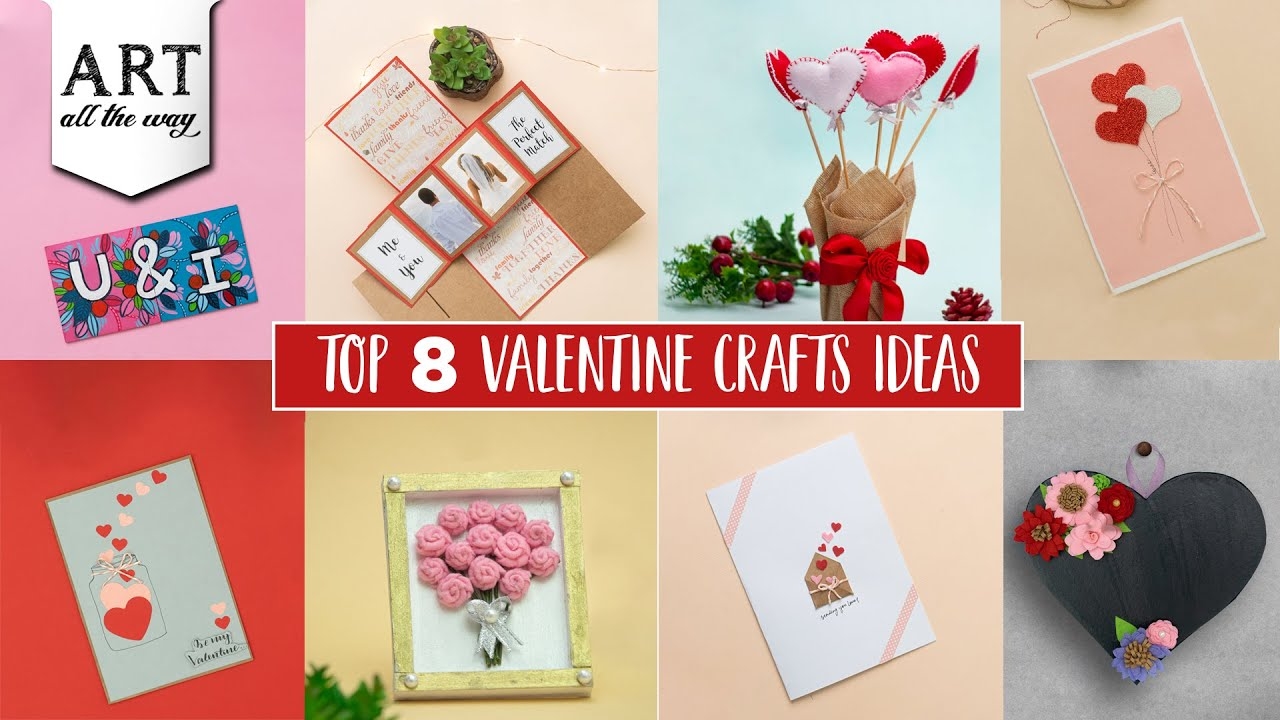 Top 8 Valentine Craft Ideas Valentines Day Craft Gift Ideas For Him YouTube Top 8 Valentine Craft Ideas Valentines Day Craft Gift Ideas For Him YouTube