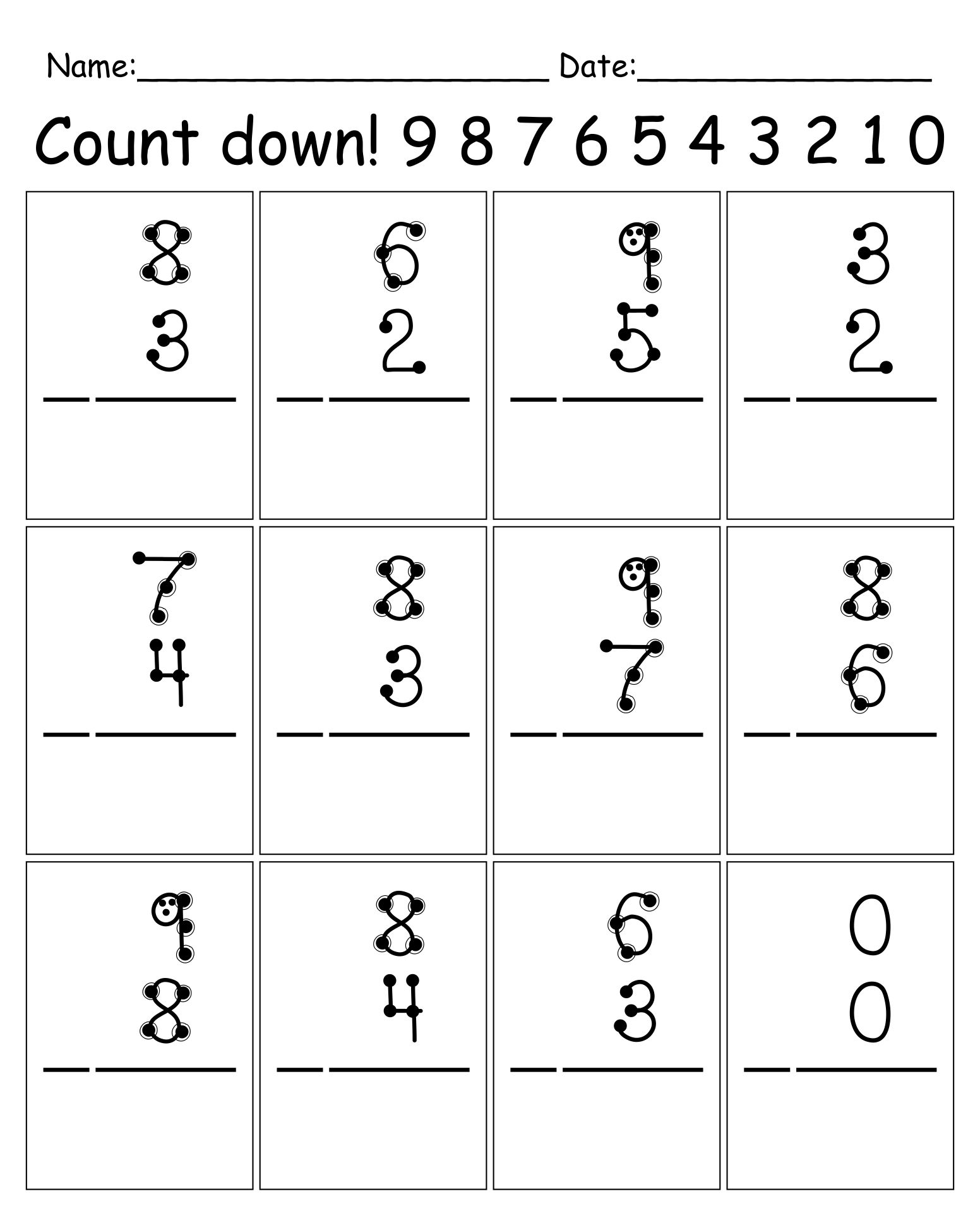 touch math addition worksheets