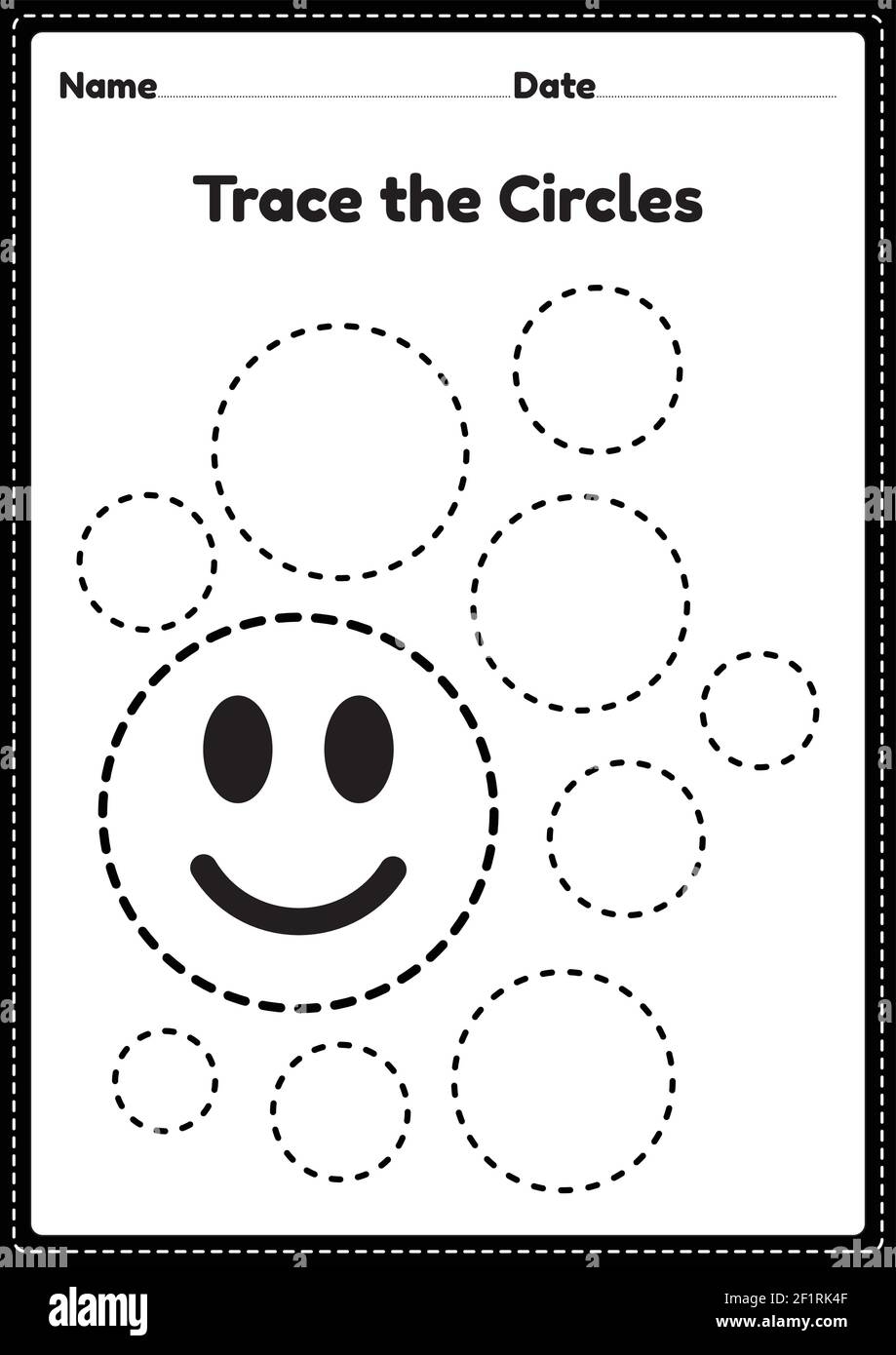 circle worksheets for preschool