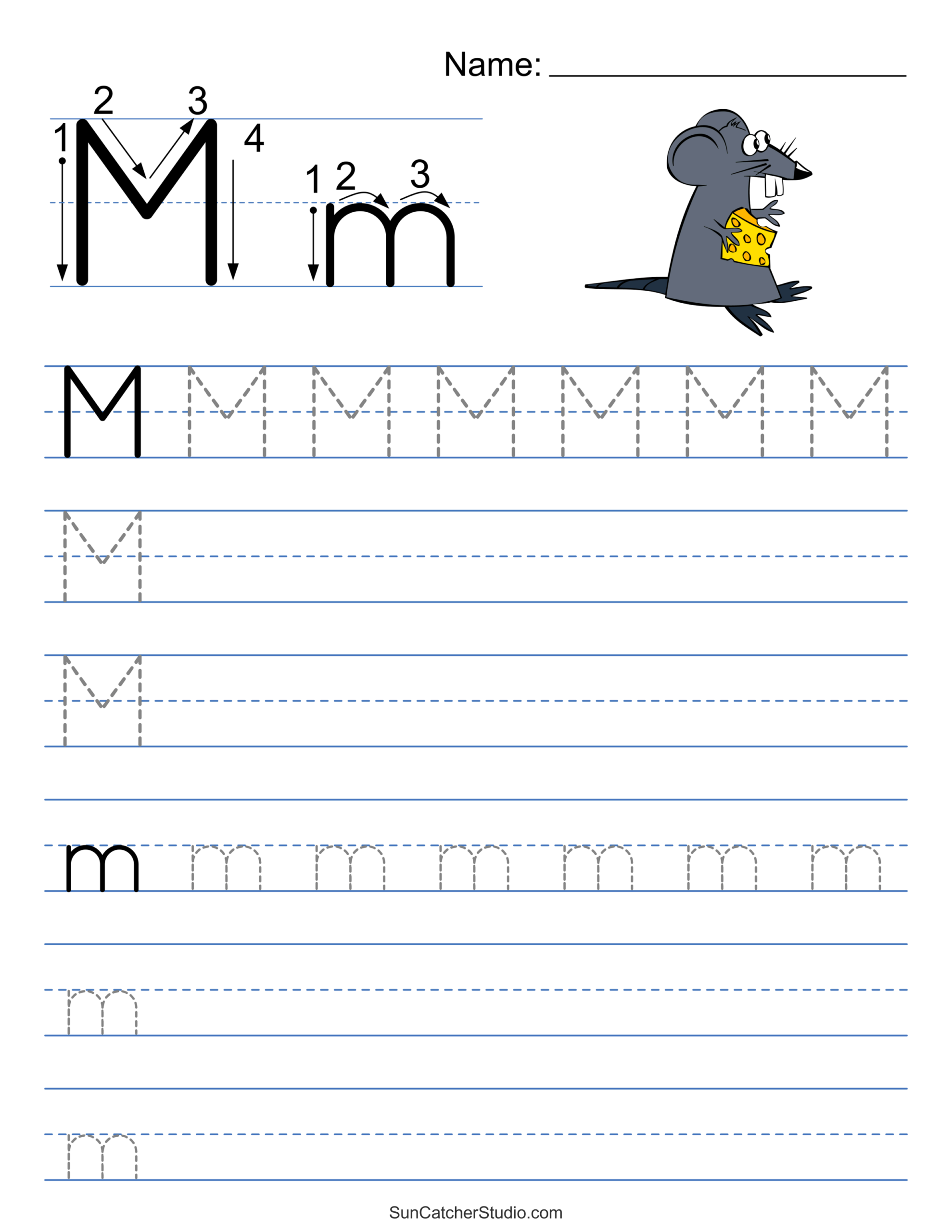 Tracing Alphabet Letters Printable Handwriting Worksheets Free Printables Lettering SVG Files Tools Apps