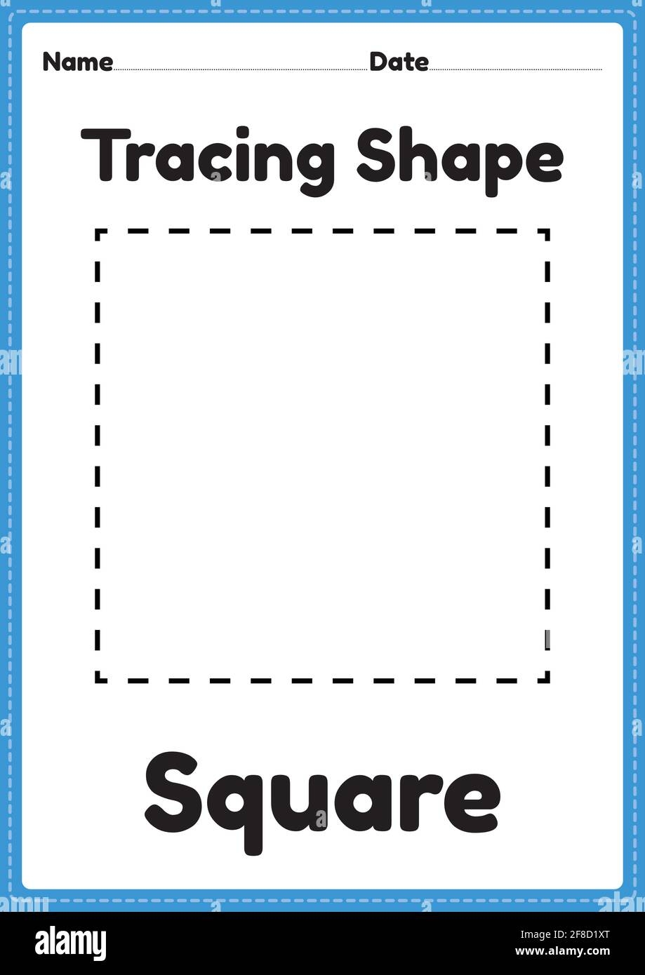 Tracing Square Shapes Worksheet For Kindergarten And Preschool Kids For Educational Activities In A Printable Illustration Stock Vector Image Art Alamy Tracing Square Shapes Worksheet For Kindergarten And Preschool Kids For Educational Activities In A Printable Illustration Stock Vector Image Art Alamy