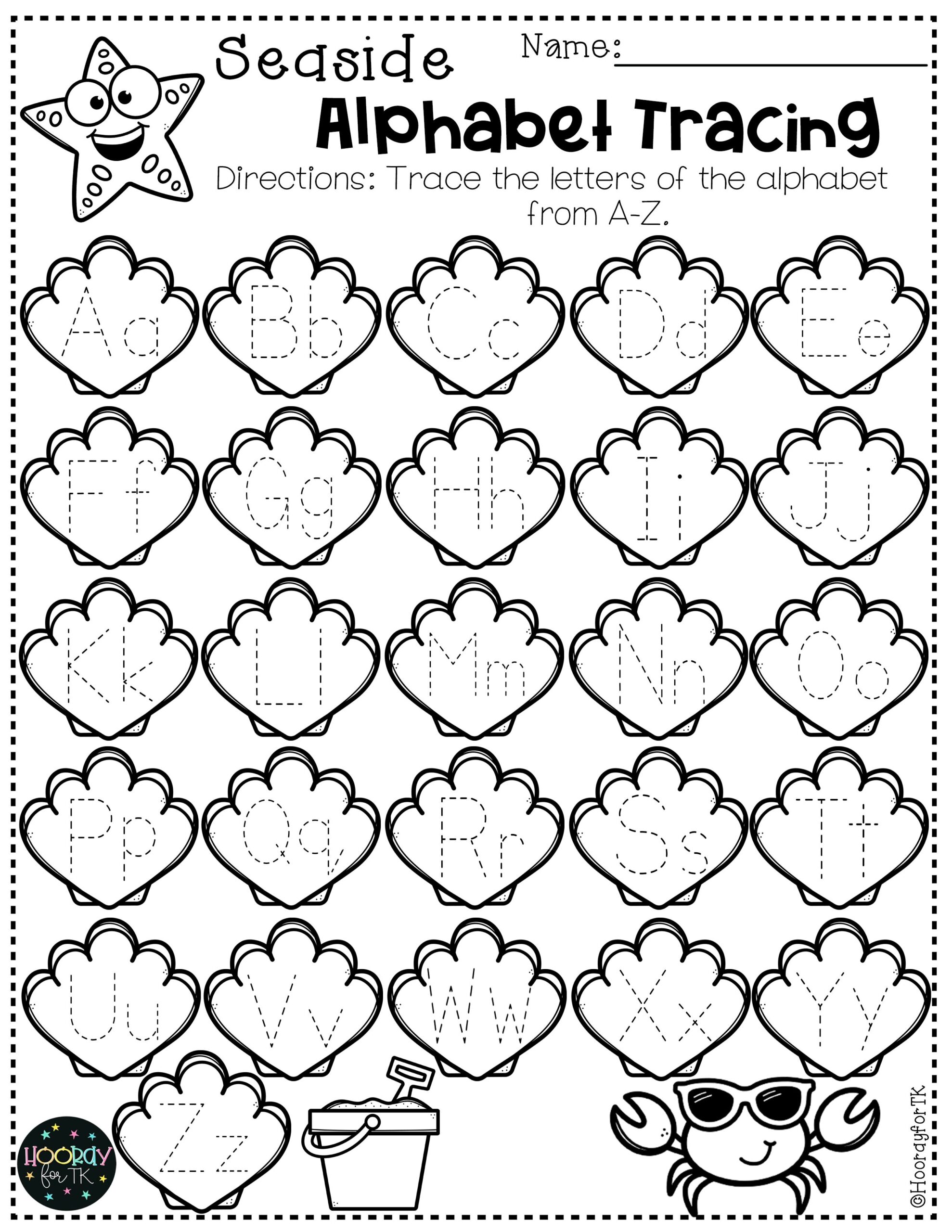 transitional kindergarten worksheets
