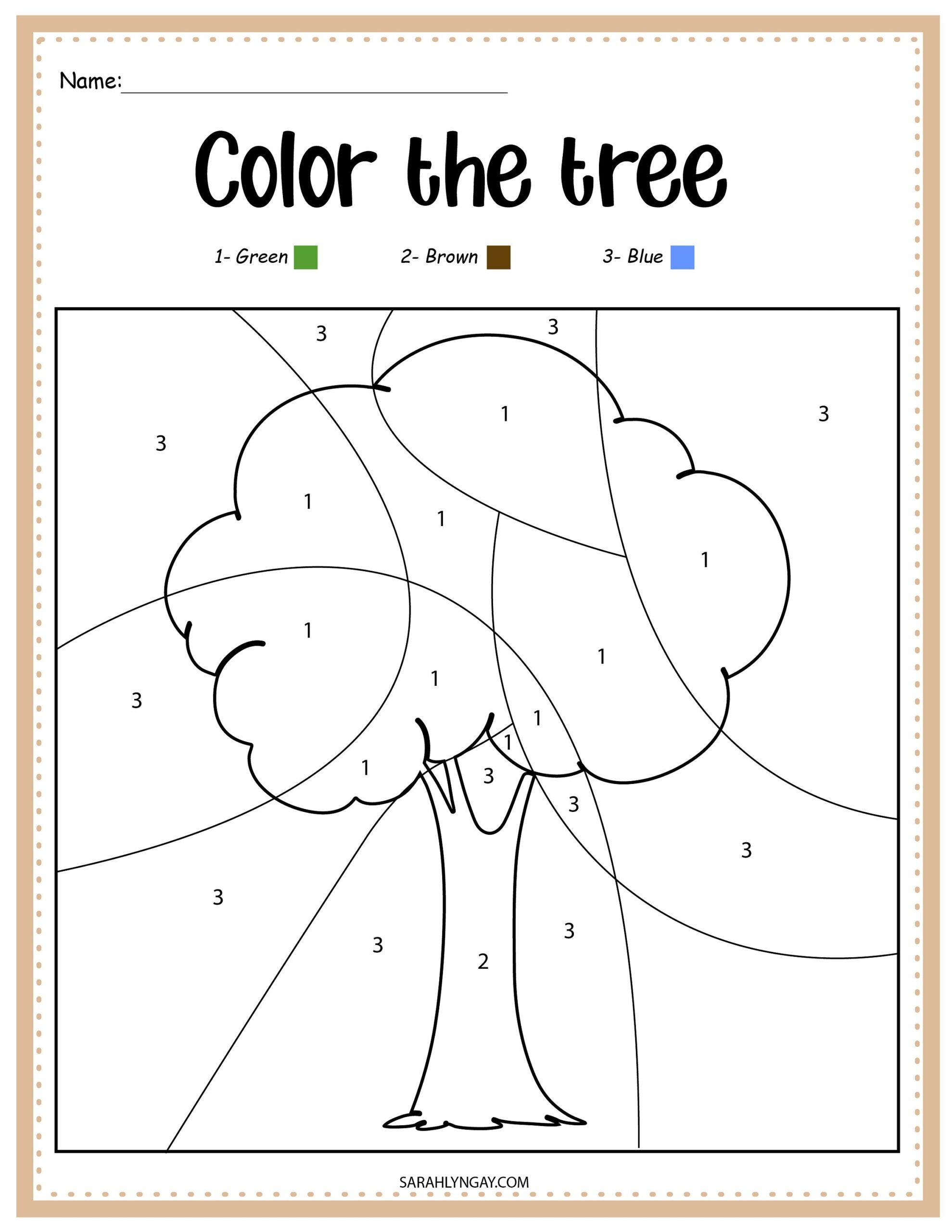 Tree Life Cycle Trees Instant Download Digital Download Kid s Worksheet STEM Etsy