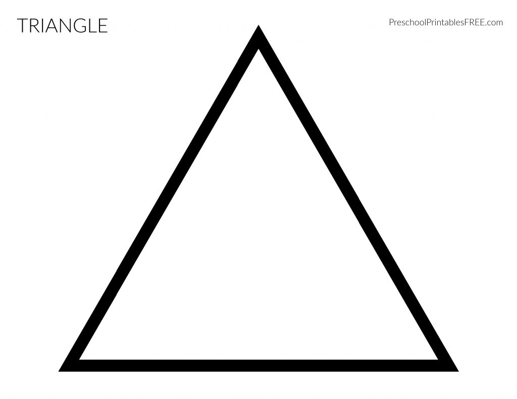 triangle preschool worksheet triangle preschool worksheet