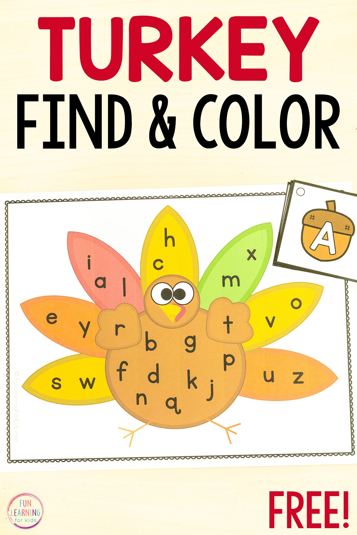 turkey worksheets for preschool