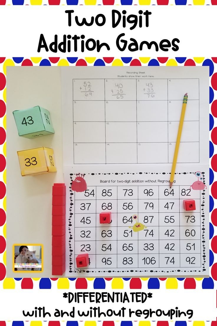 Two Digit Addition Games Two Digit Addition Games