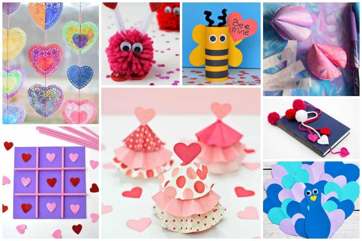 Valentine s Day Crafts For Kids Super Cute And Easy Valentine Craft Ideas 5 Minutes For Mom Valentine s Day Crafts For Kids Super Cute And Easy Valentine Craft Ideas 5 Minutes For Mom