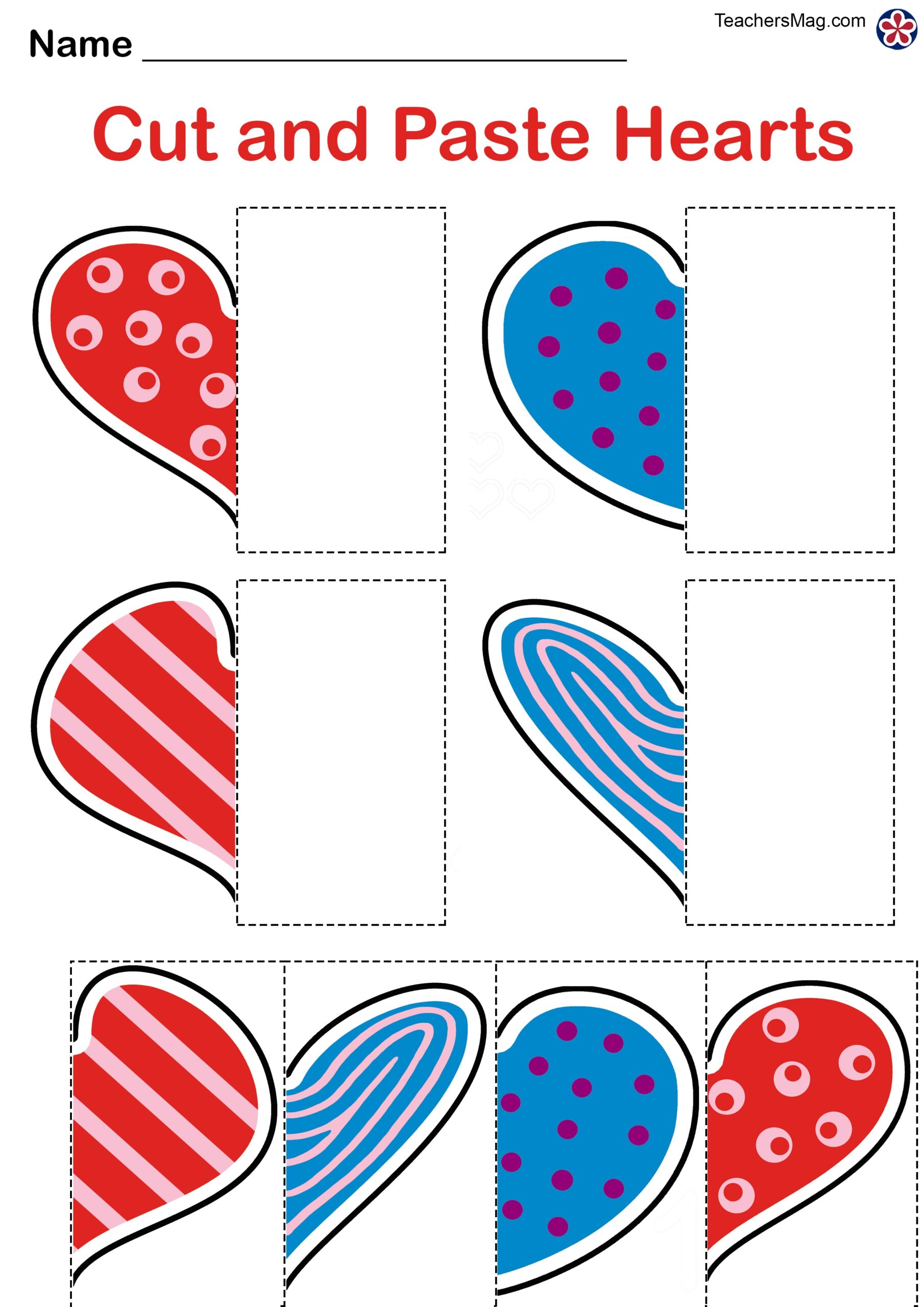 valentine's day worksheets for preschoolers