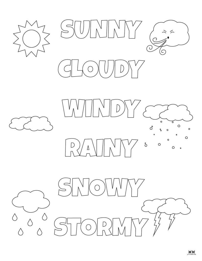 Weather Worksheets Printables 50 FREE Pages Printabulls