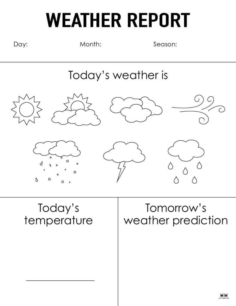 Weather Worksheets Printables 50 FREE Pages Printabulls Weather Worksheets Printables 50 FREE Pages Printabulls