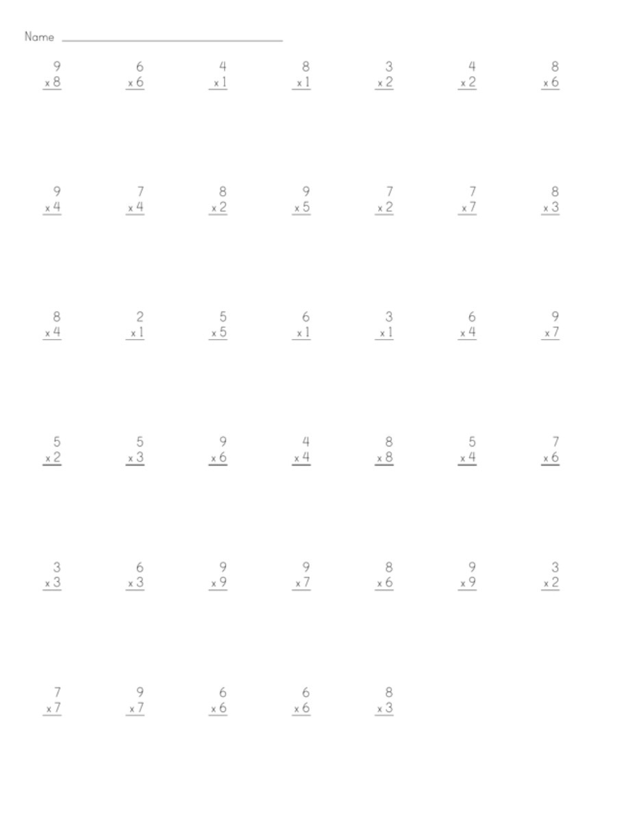 mad minute math worksheets