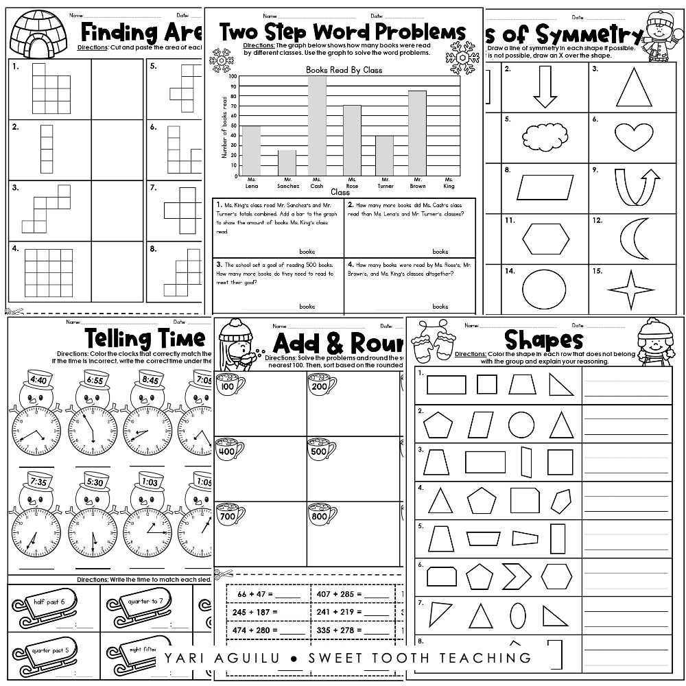 free printable worksheets for 3rd graders